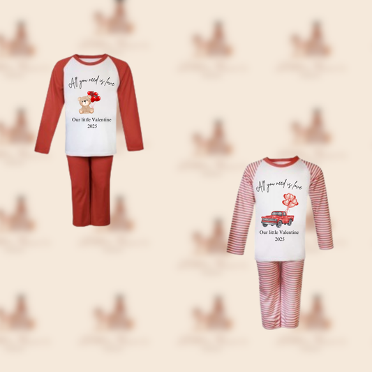 Boy Valentine PJs